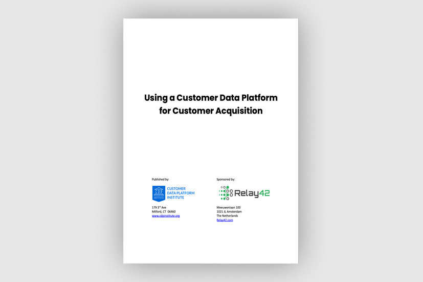 Using a CDP for acquisition whitepaper blog cover